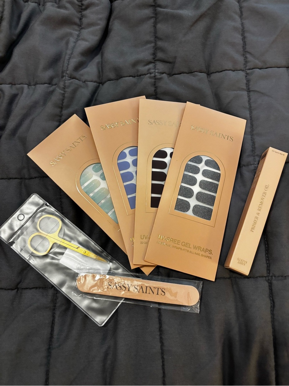 Sassy Saints UV Free Gel Wraps Set